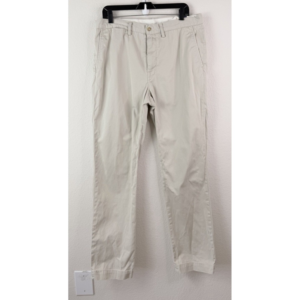 Polo Ralph Lauren Chino Pants Mens 34x34 Classic Fit Khaki Beige Twill Preppy